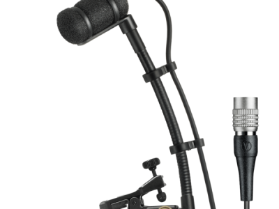 ATM350UcW Cardioid Condenser Clip-on Instrument Microphone for use with Audio-Technica cW-Style Body-pack Wireless Transmitters