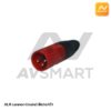 XLR cannon (male) สีแดง/ดำ - Image 2