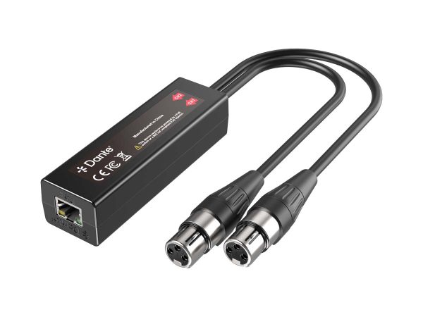 DANTE 2-CHANNEL XLR INPUT ADAPTER - Image 2