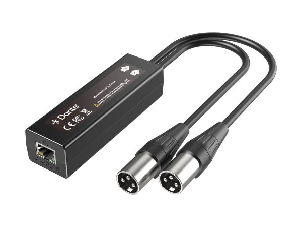 DANTE 2-CHANNEL XLR OUTPUT ADAPTER - Image 2